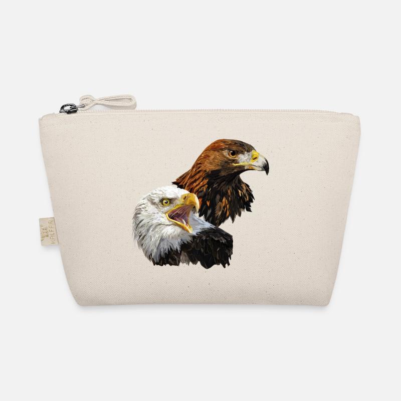 Bald Eagle and Golden Eagle Organic Pouch