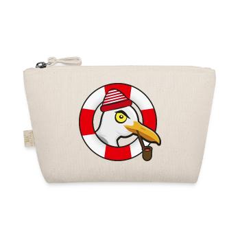 Mouette cool avec chapeau de chapeau et bouée de sauvetage - Trousse biologique - nature - Devant