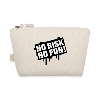 No Risk No Time Celebration Design - Organic Pouch - nature - Front