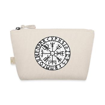 Viking Compass Vegvisir Viking Celts symbol - Organic Pouch - nature - Front