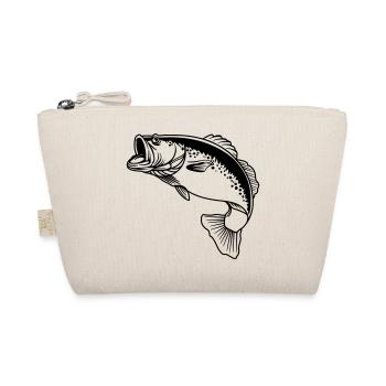 Fish transparent logo for fisherman - Organic Pouch - nature - Front