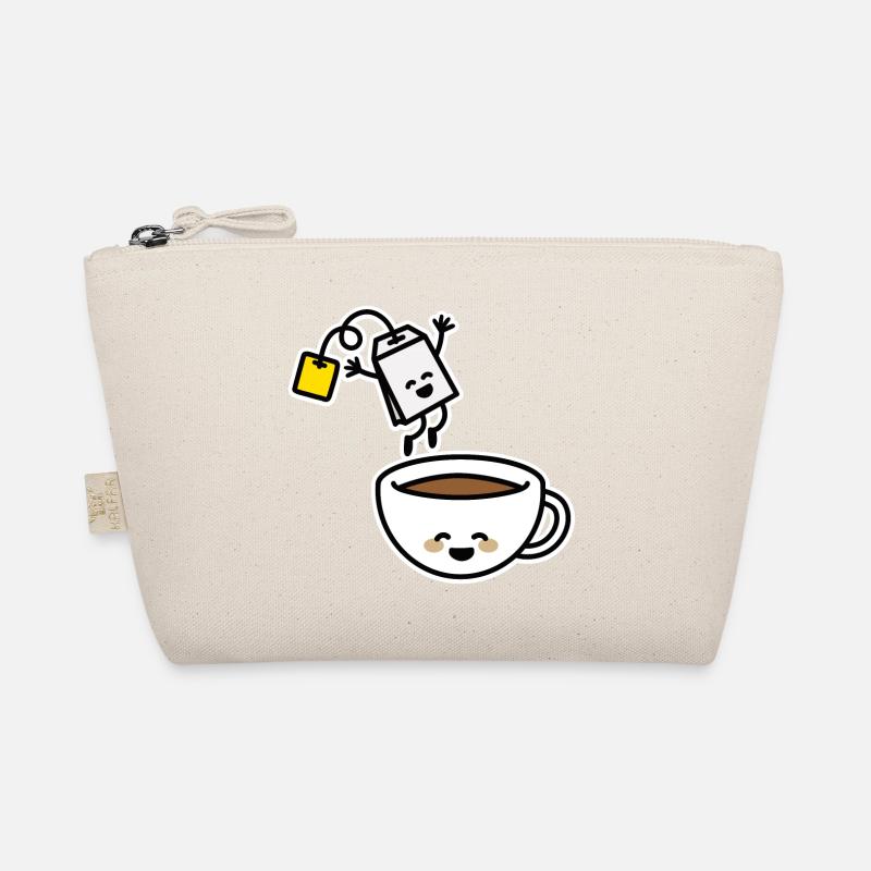 Tea bag tea cup tea drinker tea lover Organic Pouch