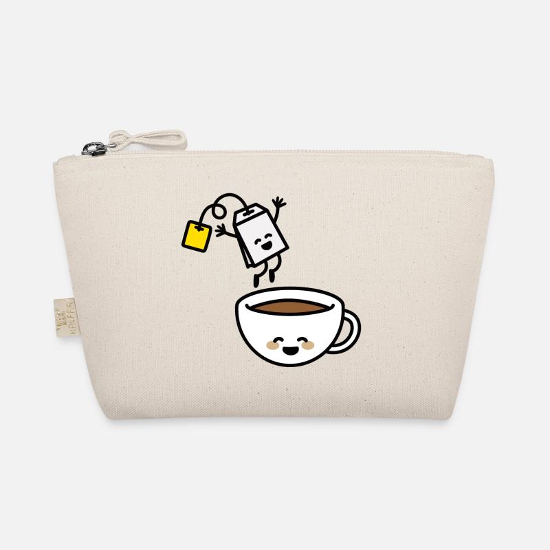 Tachet de thé drôle tasse de thé heureux Tea lover Tea drinker Trousse biologique