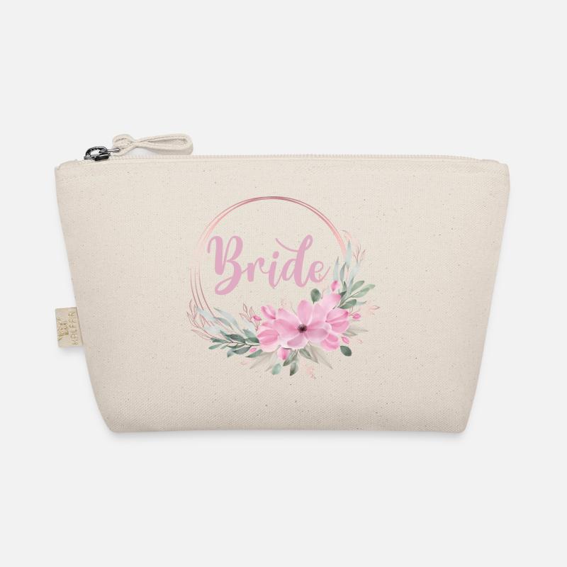 Braut / Bride JGA Junggesellinnenabschied - Bio-Täschchen - Natur