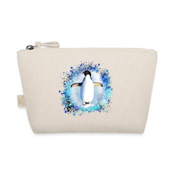 pingouin,bleu,peinture,coloré,aquarelle,graffiti - Trousse biologique - nature - Devant