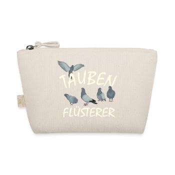 Tauben - Taubenflüsterer Brieftauben Taubenzüchter - Bio-Täschchen - Natur - Vorne