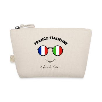 Franco- italienne et fière de l'être - Trousse biologique - nature - Devant