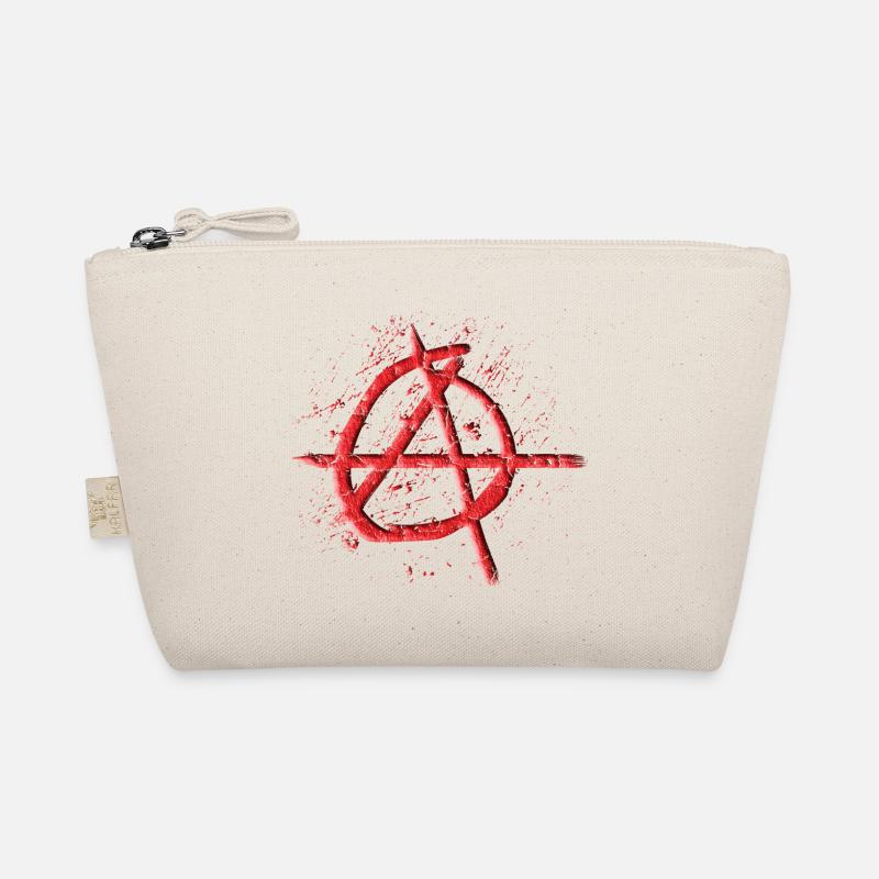 Icône d’anarchie cool en 3D-look pour Antifa Punk Trousse biologique
