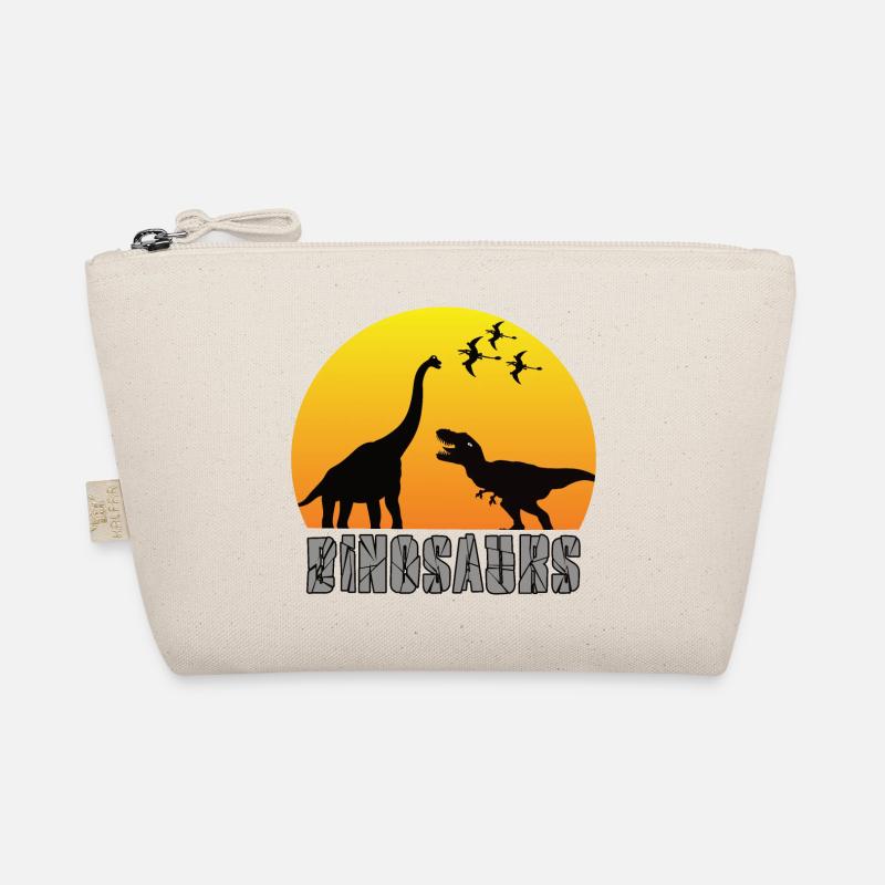 Dinosaurier - Bio-Täschchen - Natur