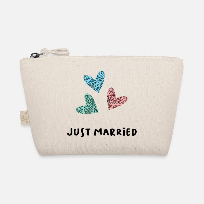 JUST MARRIED. ES LEBE DIE EHE. VALENTINSTAG Bio-Täschchen