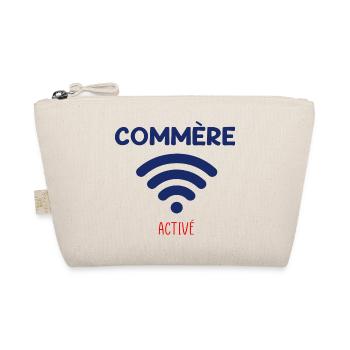 Phrase drôle Commère activé - Trousse biologique - nature - Devant