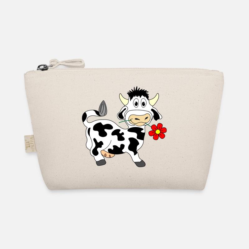 Vache avec une fleur dans la bouche Trousse biologique