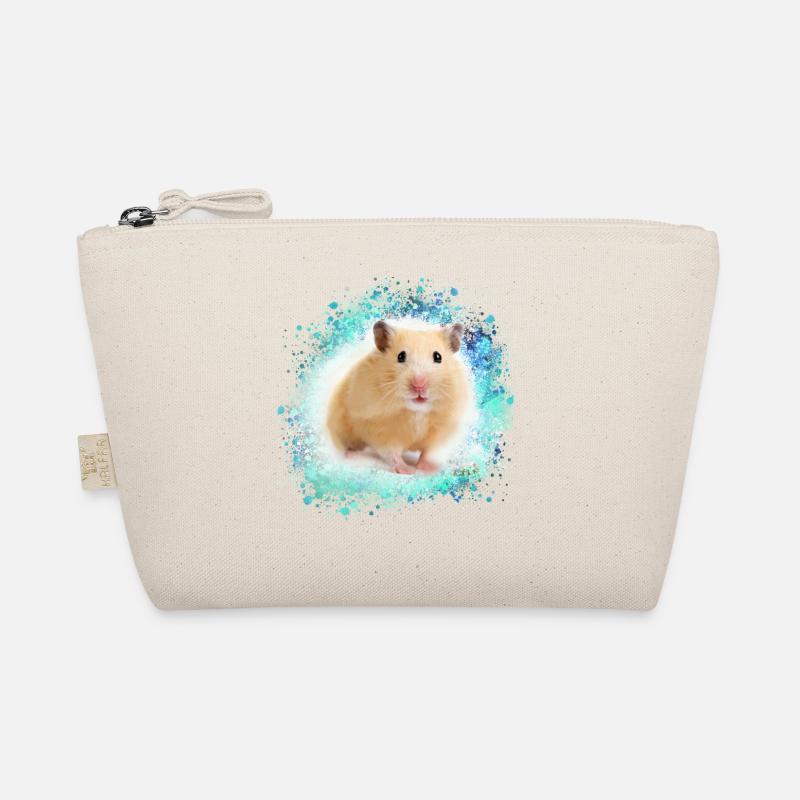 hamster, graffiti,malerei,grün,blau Bio-Täschchen