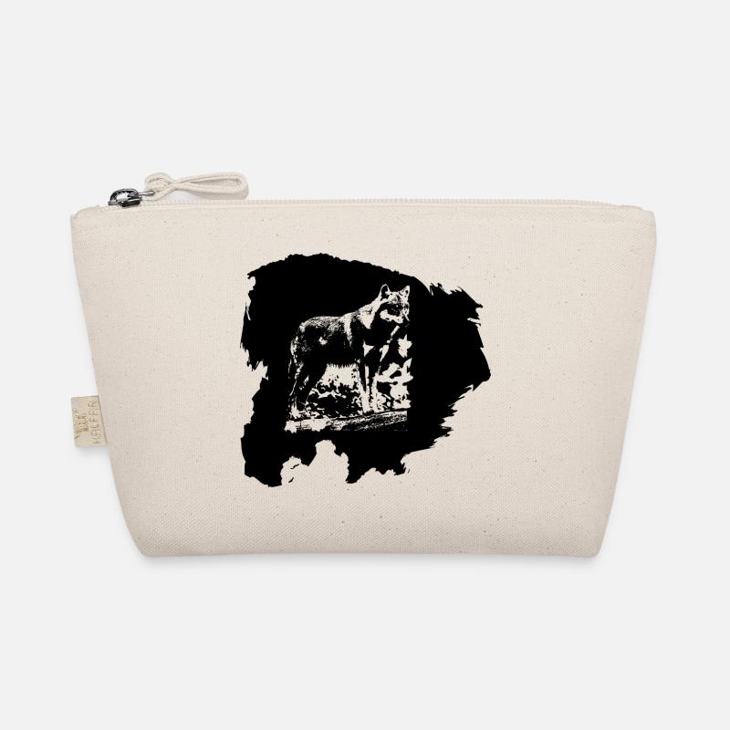 Wolf watching its prey Organic Pouch