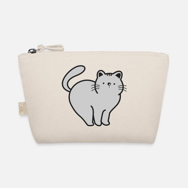 Katze Katzen - Bio-Täschchen - Natur