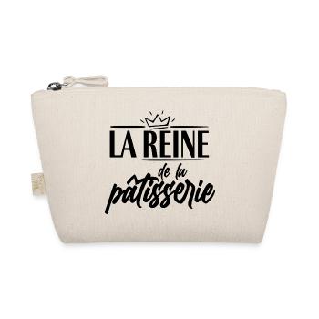 teeshirt femme reine patisserie - Trousse biologique - nature - Devant