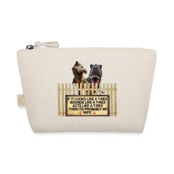 TREX Femme Blague Signe Tee - Trousse biologique - nature - Devant