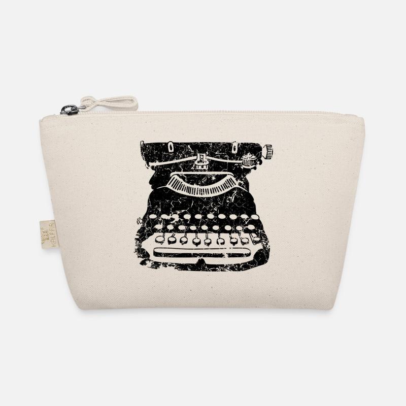 Vintage typewriter - Organic Pouch - nature