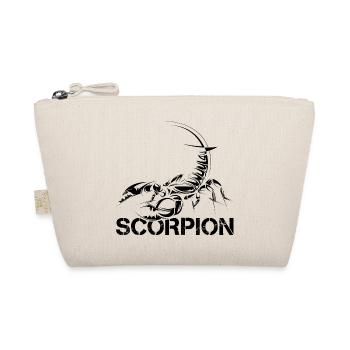scorpion scorpio skorpion symbol Logo icon sketch - Organic Pouch - nature - Front