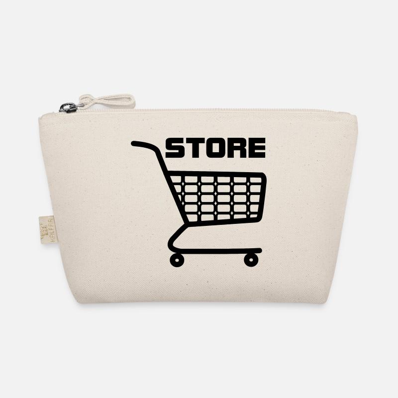 Warenkorb mit Text STORE Bio-Täschchen