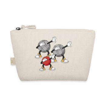 Dabbing Boulekugeln für Bouler boulen Boulesport - Organic Pouch - nature - Front