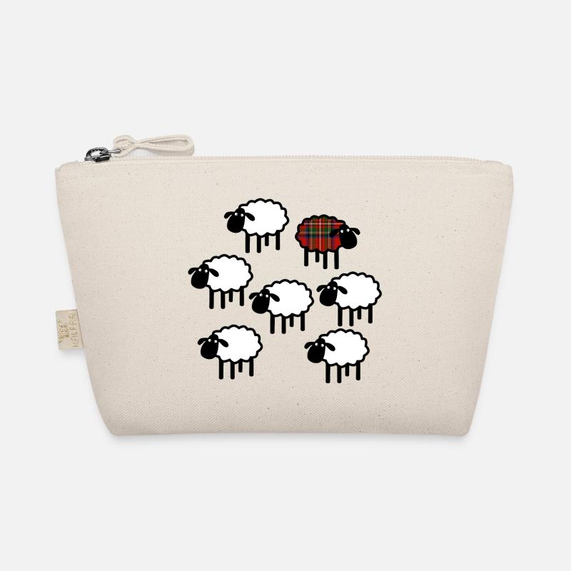 Schottische Einzelschafe Bio-Täschchen