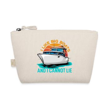 I Like Big Boats And I Cannot Lie - Organic Pouch - nature - Front