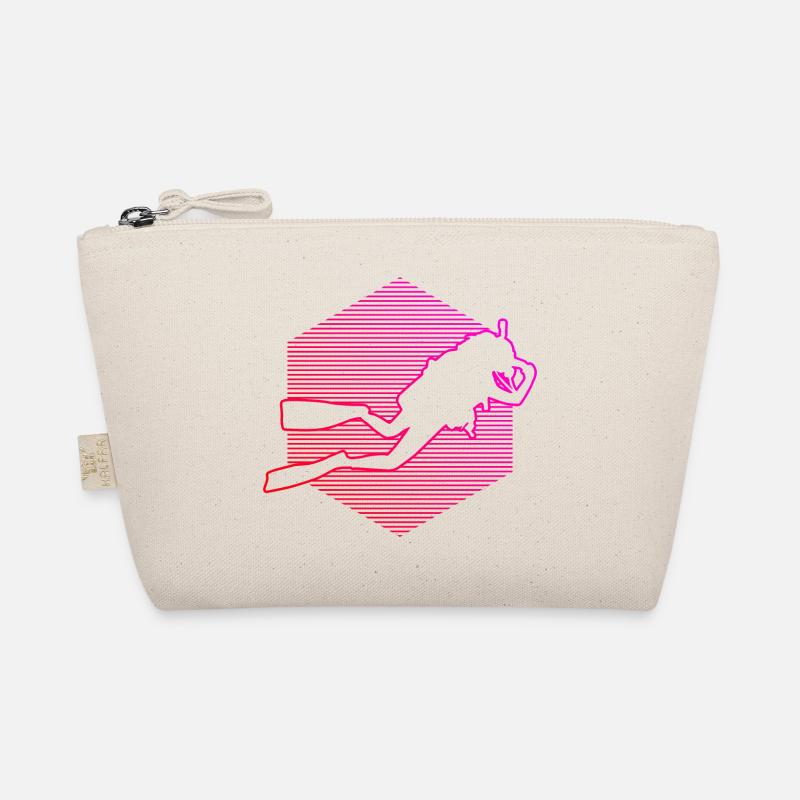Diver Scuba Diver Diving Scuba Divers Organic Pouch