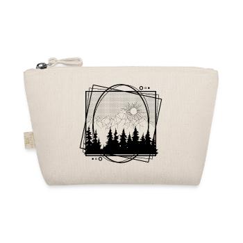 Natural design in geometric shape and dot painting - Organic Pouch - nature - Front