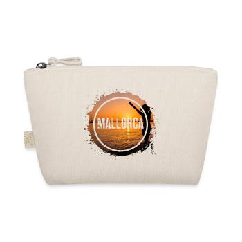Mallorca Spain Summer Sun Beach Sea Palm Trees - Organic Pouch - nature - Front