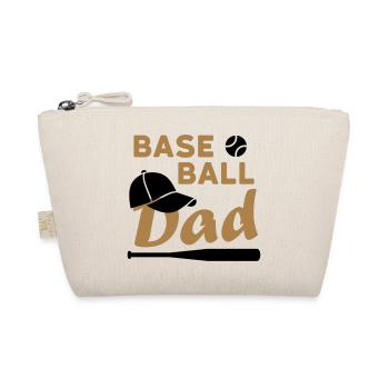 Baseball dad (game ball, baseball cap, baseball sc - Organic Pouch - nature - Front