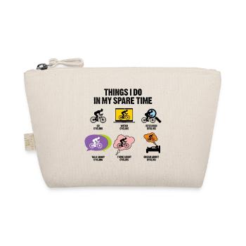 CE QUE JE FAIS PENDANT MON TEMPS LIBRE À VÉLO - Trousse biologique - nature - Devant