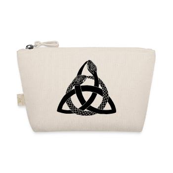 Serpents noirs et symbole celte - Trousse biologique - nature - Devant