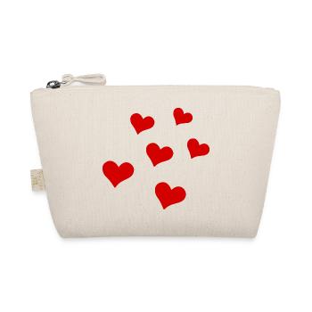 Cœurs épars - Trousse biologique - nature - Devant