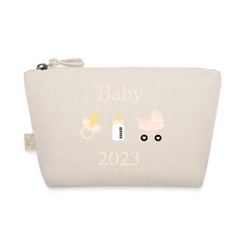Bébé 2023 Modèle de fille de naissance personnalisable - Trousse biologique - nature - Devant