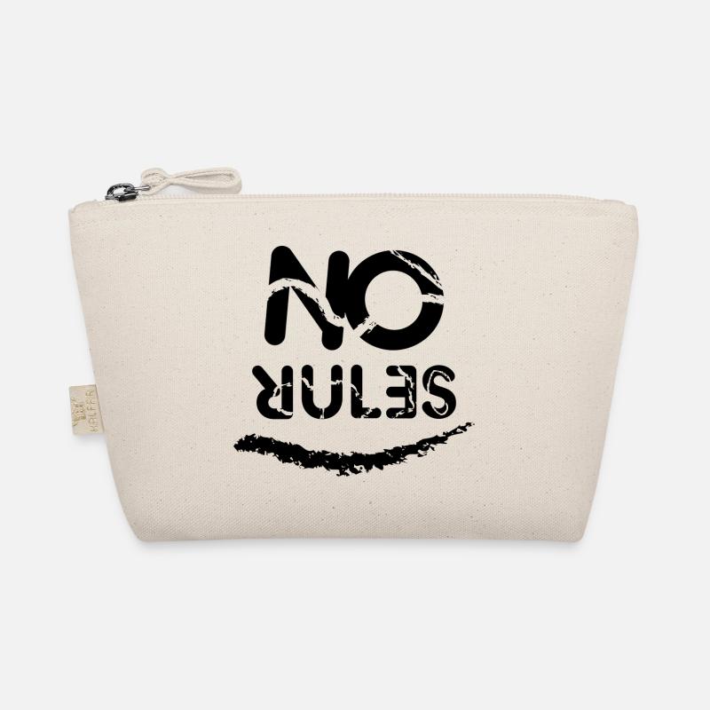 No Rules sign - Organic Pouch - nature