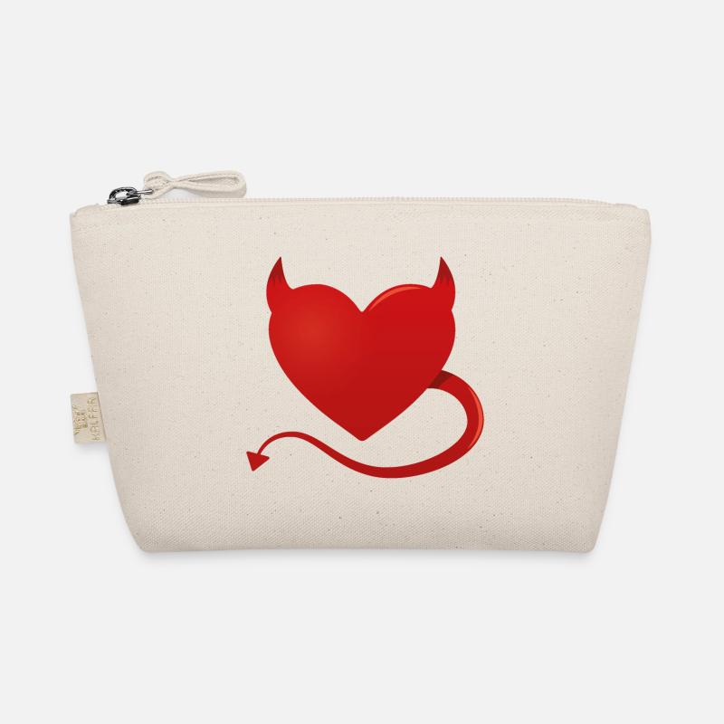 Devil Heart Organic Pouch