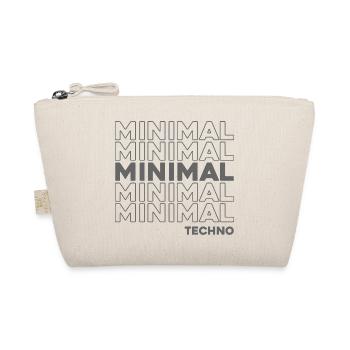 Tiefer Minimal Techno - Bio-Täschchen - Natur - Vorne