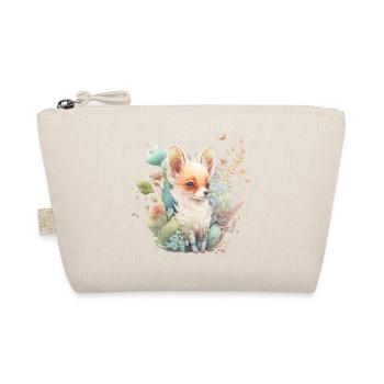 Renard Aquarelle Fleurs - Trousse biologique - nature - Devant