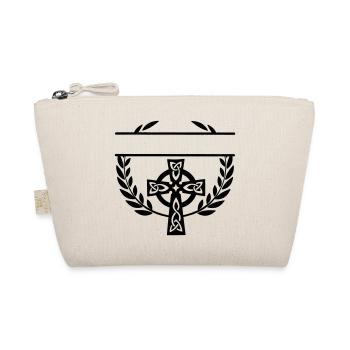 Celtic cross monogram - Organic Pouch - nature - Front