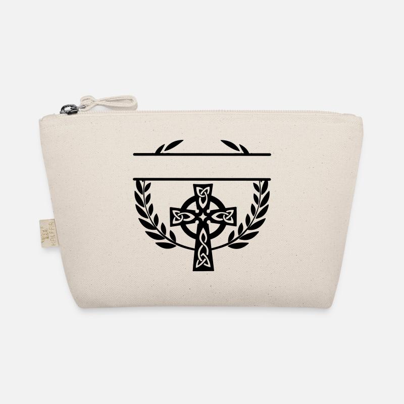 Keltisches Kreuzmonogramm Bio-Täschchen