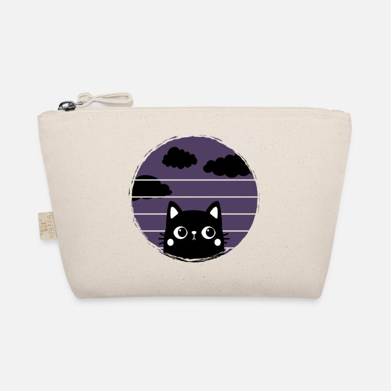 meme cool ninja cat is watching night dream Bio-Täschchen