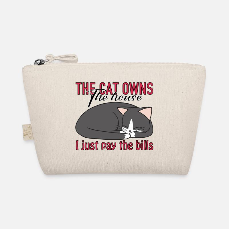 Chat mignon gris et blanc Trousse biologique