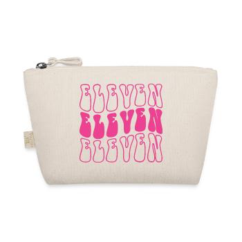 Eleven 11th Birthday For Girls 11 Years Old - Organic Pouch - nature - Front