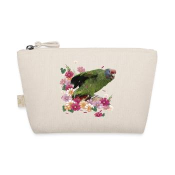 The Red-tailed Parrot - Organic Pouch - nature - Front