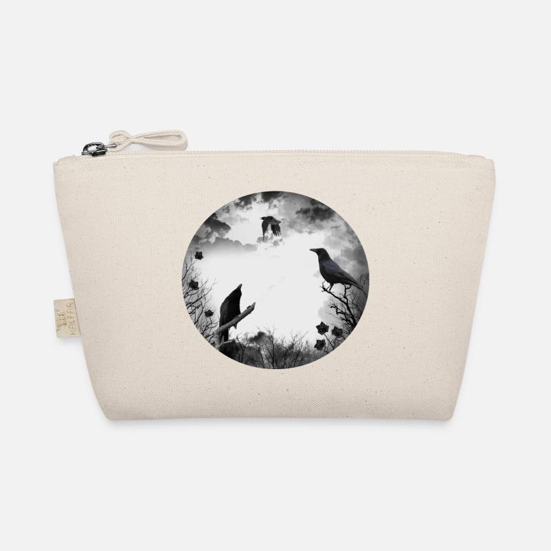 Gothic, crows, ravens Organic Pouch