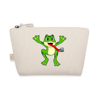 Frosch Fliege - Bio-Täschchen - Natur - Vorne