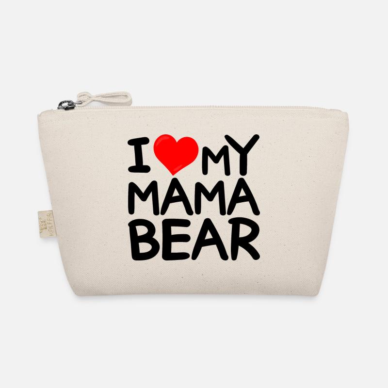 Ich liebe meine Mama Bär - Ich liebe meine Mama Bär - Bio-Täschchen - Natur
