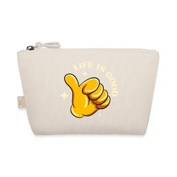 Life is good - Organic Pouch - nature - Front