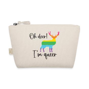 Mois de la fierté LGBTQ - Oh cerf je suis queer! - Trousse biologique - nature - Devant